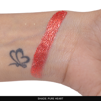 Pure Heart Single Metallic Pressed Eyeshadow | Pigmented | Long-Wearing