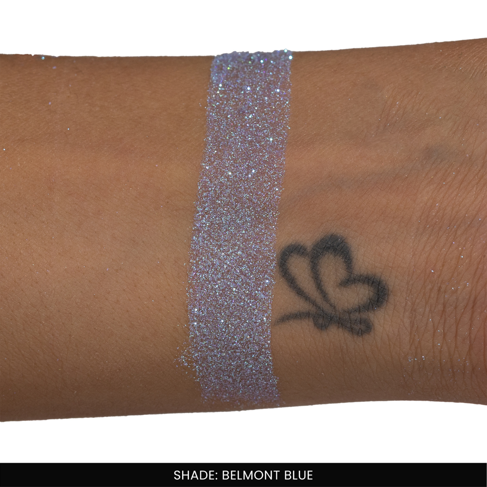 Belmont Blue Ultra Fine Loose Glitters | Cosmetic Grade | Face Body Nail