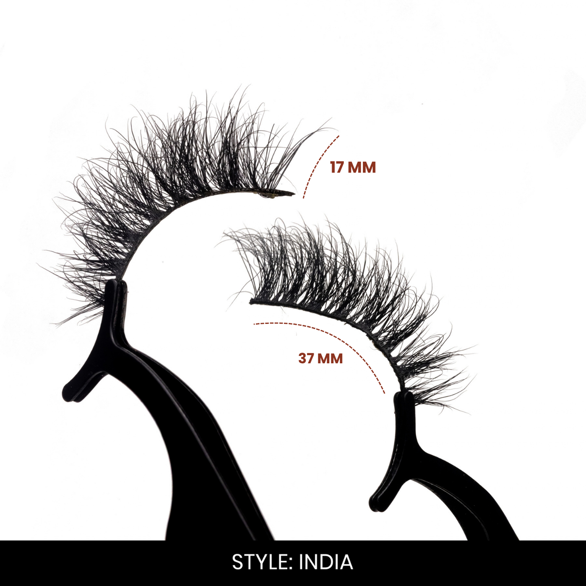 India False Eyelashes | Pair of 1 | Fake Eyelashes for Women | Bridal & Wedding Look | Lightweight Band