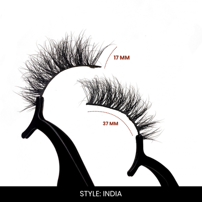 India False Eyelashes | Pair of 1 | Fake Eyelashes for Women | Bridal & Wedding Look | Lightweight Band