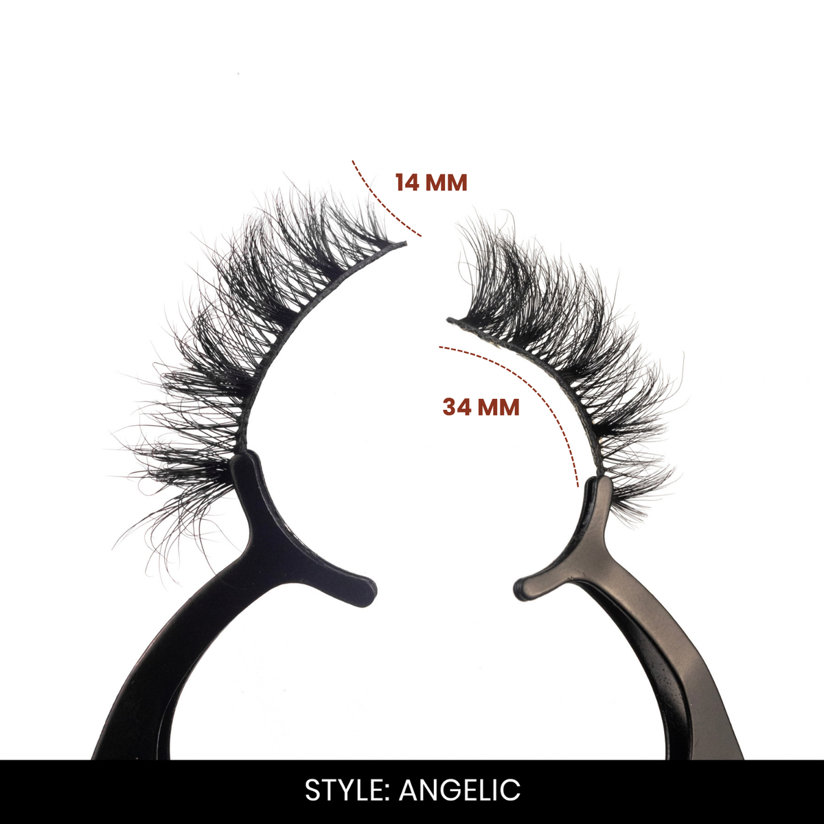 Angelic False Eyelashes | Pair of 1 | Fake Eyelashes for Women | Soft Natural Look | Lightweight Band