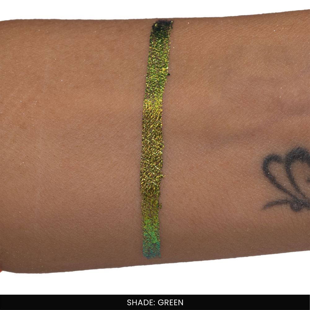 Green Glitter Eyeliner | Sparkle Liner | Fine Tip Applicator