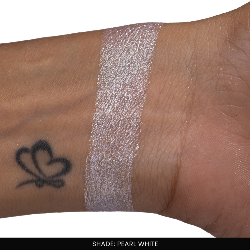 AMY LASHES Cream Shining Eyeshadow | Pearl White | Pearlescent Shimmer Finish | Pigmented Formula