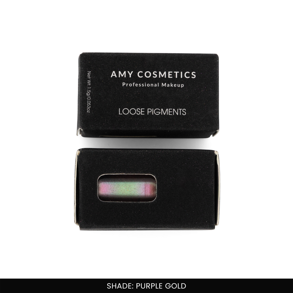 Purple Gold Loose Pigments | Highly Pigmented Eyeshadow Powder | Duochrome Finish