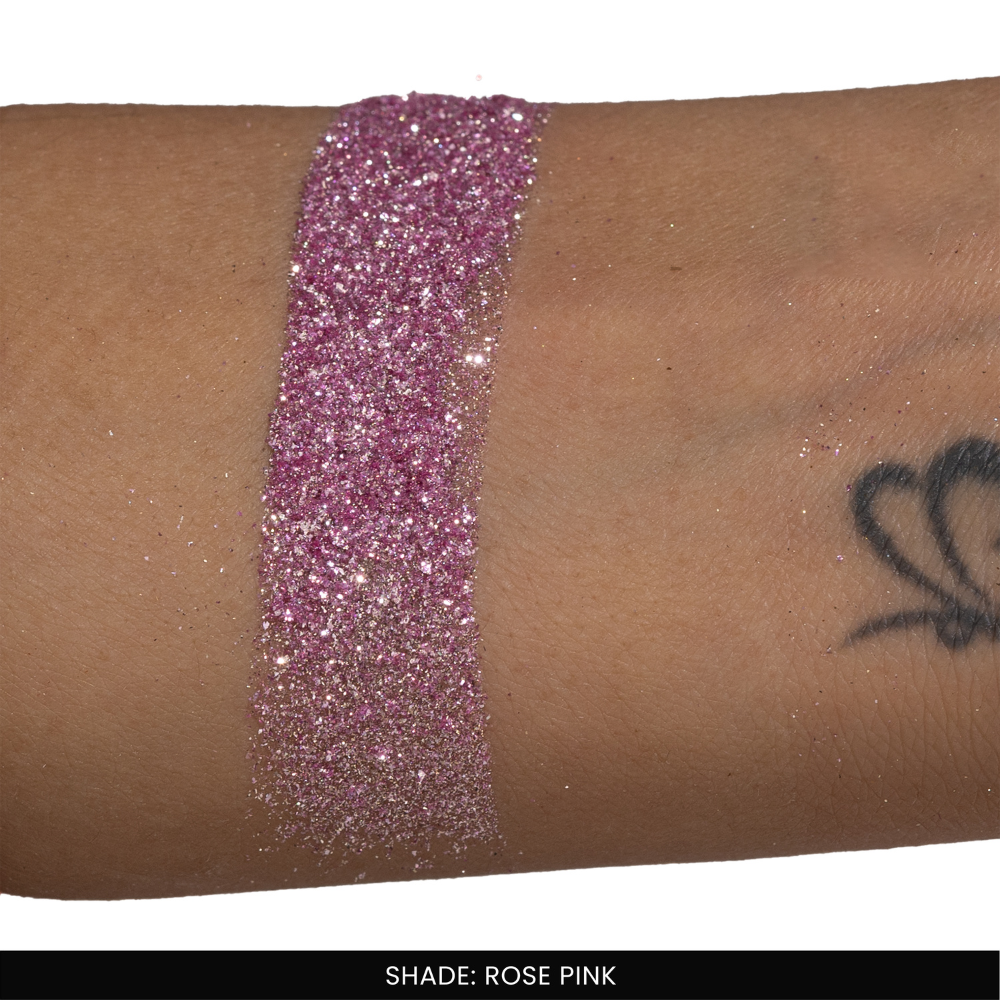 Rose Pink Loose Glitters | Cosmetic Grade | Face and Body Use