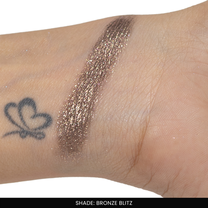 Bronze Blitz Single Metallic Pressed Eyeshadow | Pigmented | Long-Wearing
