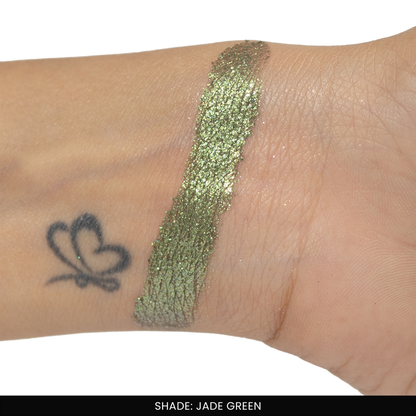 Jade Green Single Metallic Pressed Eyeshadow | Pigmented | Long-Wearing