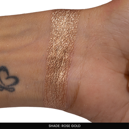 Rose Gold Single Metallic Pressed Eyeshadow | Pigmented | Long-Wearing