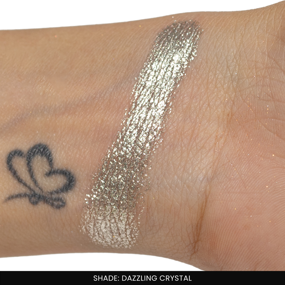Dazzling Crystal Single Metallic Pressed Eyeshadow | Pigmented | Long-Wearing