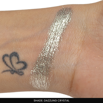 Dazzling Crystal Single Metallic Pressed Eyeshadow | Pigmented | Long-Wearing