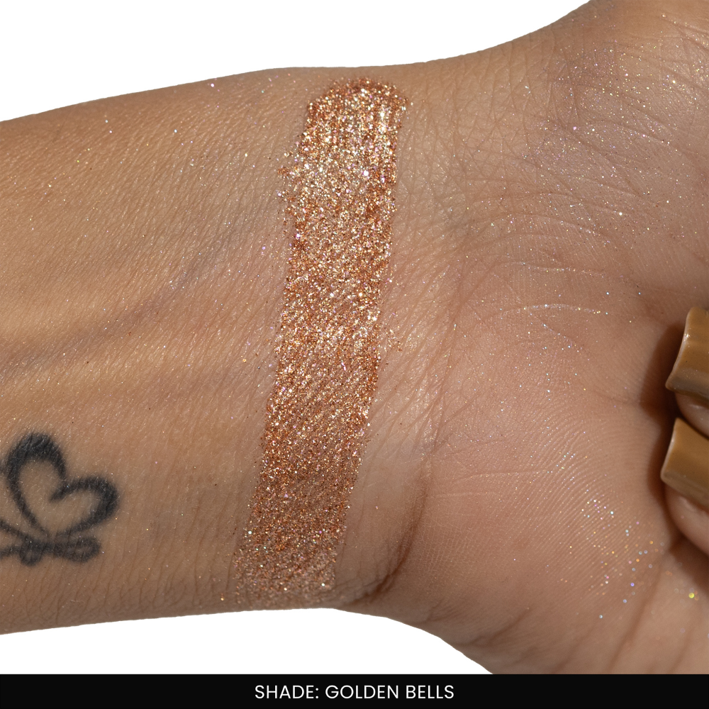 Golden Bells Ultra Fine Loose Glitters | Cosmetic Grade | Face Body Nail