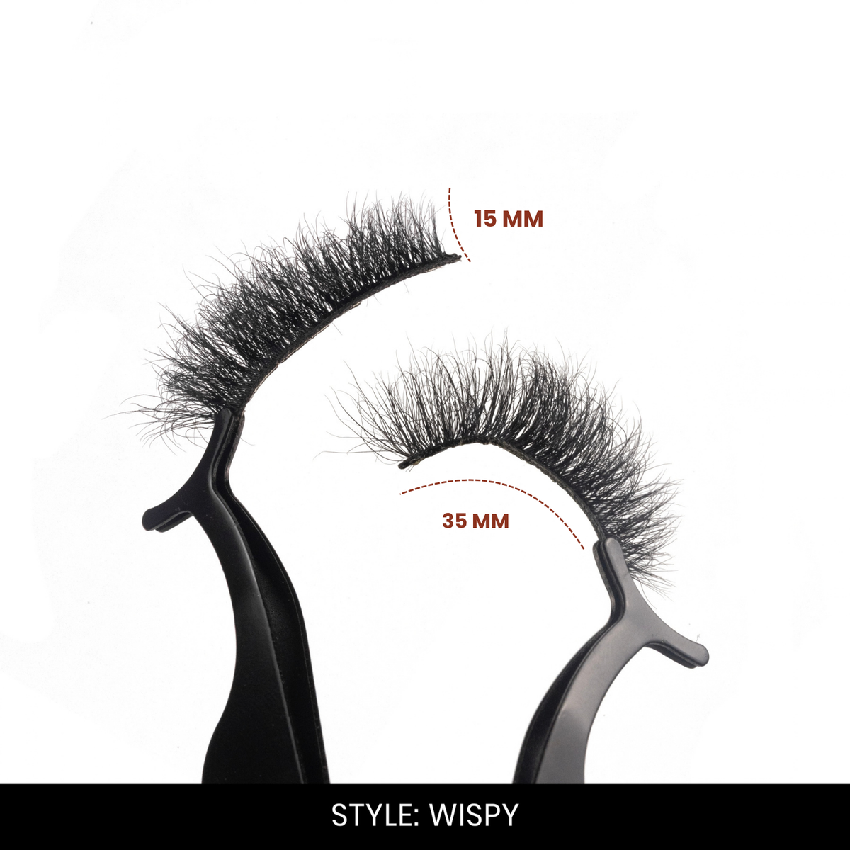 Wispy False Eyelashes | Pair of 1 | Fake Eyelashes for Women | Soft Natural Look | Lightweight Band