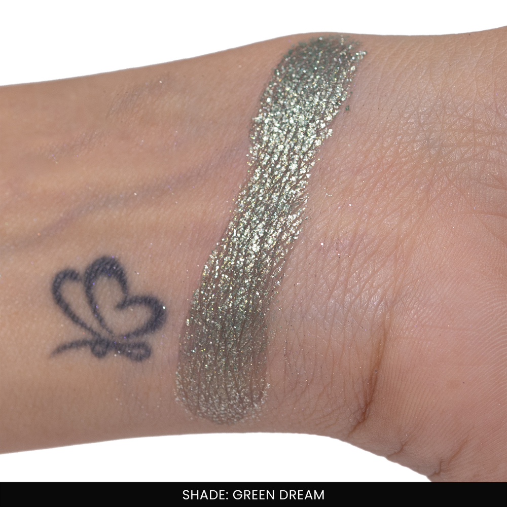 Green Dream Single Metallic Pressed Eyeshadow | Pigmented | Long-Wearing
