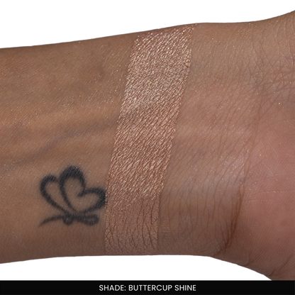 AMY LASHES Cream Shining Eyeshadow | Buttercup Shine | Shining Finish | Pigmented Formula