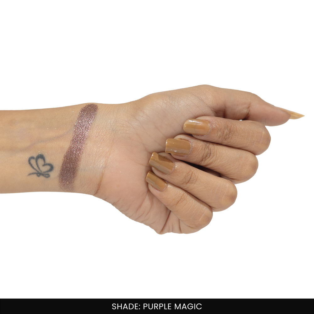 Purple Magic Single Metallic Pressed Eyeshadow | Pigmented | Long-Wearing