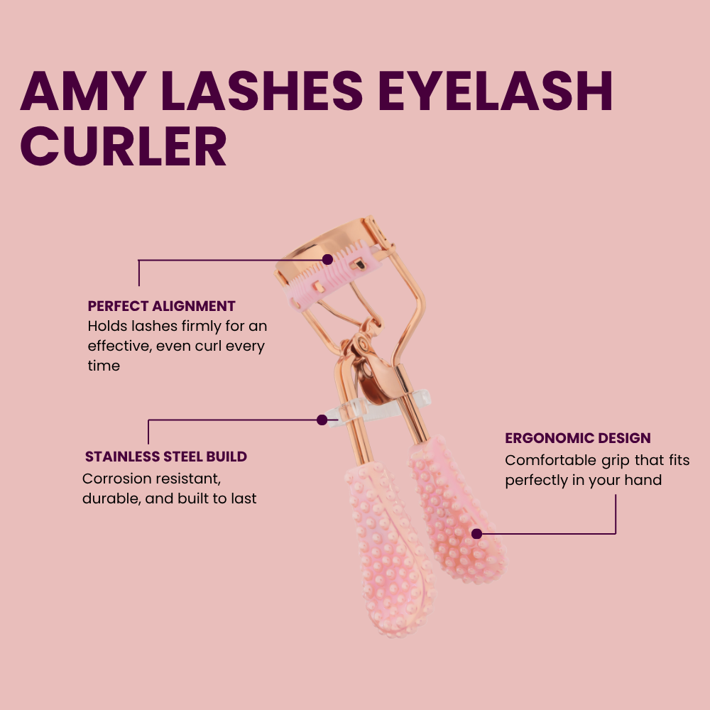Peach Eyelash Curler | Curl and Lift Natural Lashes