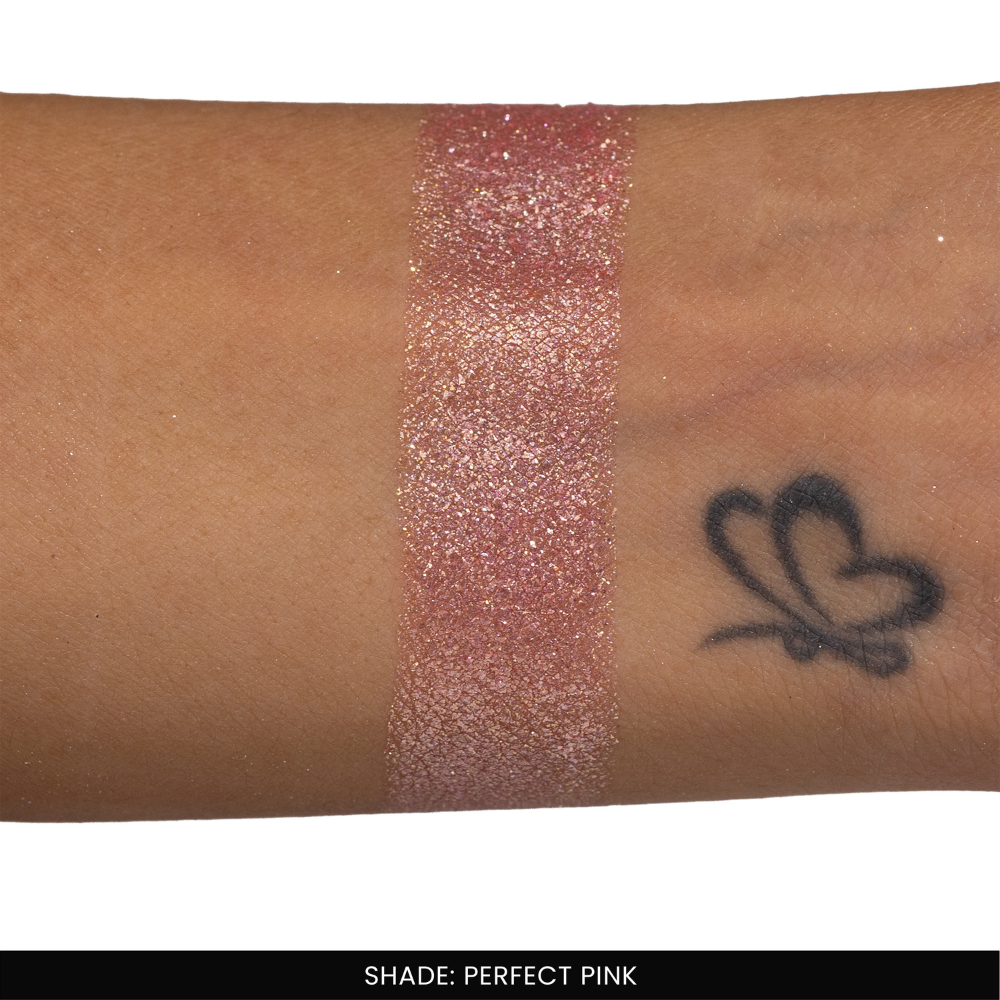 Perfect Pink Single Metallic Pressed Eyeshadow | Pigmented | Long-Wearing