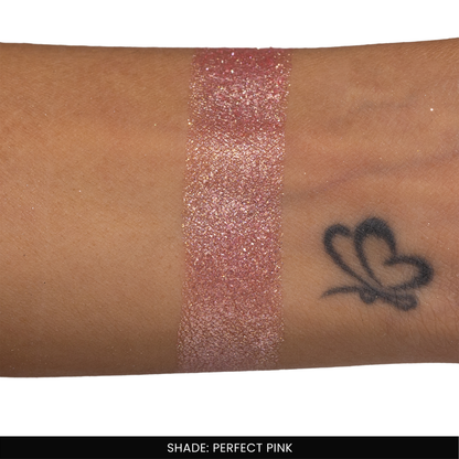 Perfect Pink Single Metallic Pressed Eyeshadow | Pigmented | Long-Wearing