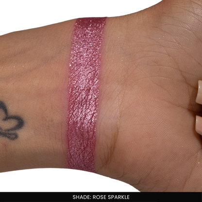 Rose Sparkle Single Metallic Pressed Eyeshadow | Pigmented | Long-Wearing