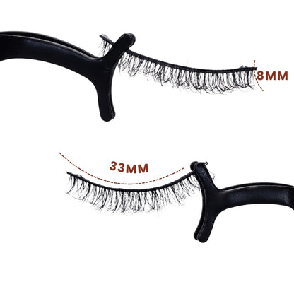 Chic False Eye Lashes | Medium Occasion Wear | Vegan Cruelty-Free | Pair of 10