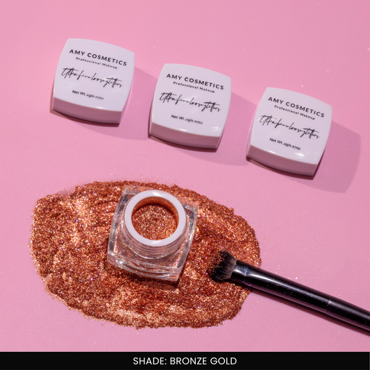 Bronze Gold Ultra Fine Loose Glitters | Cosmetic Grade | Face Body Nail