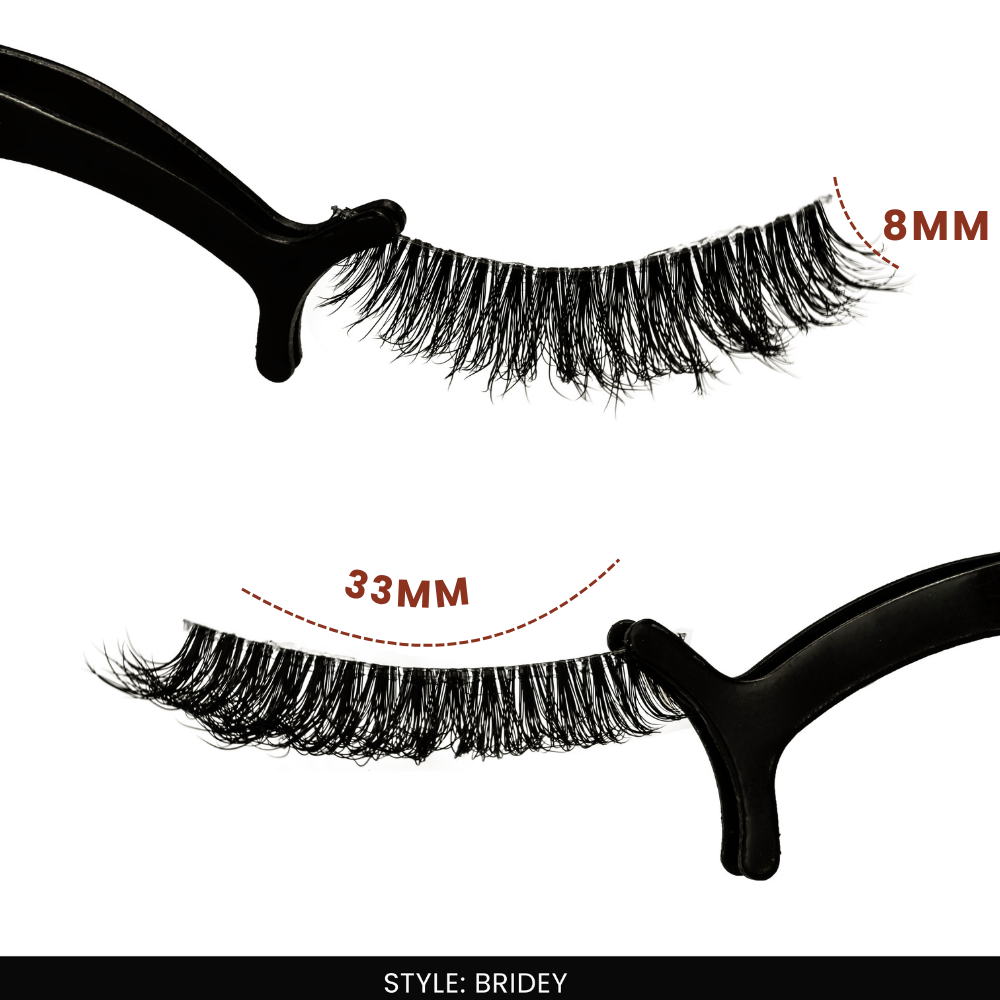 Bridey False Eye Lashes | Medium Occasion Wear | Vegan Cruelty-Free | Pair of 10