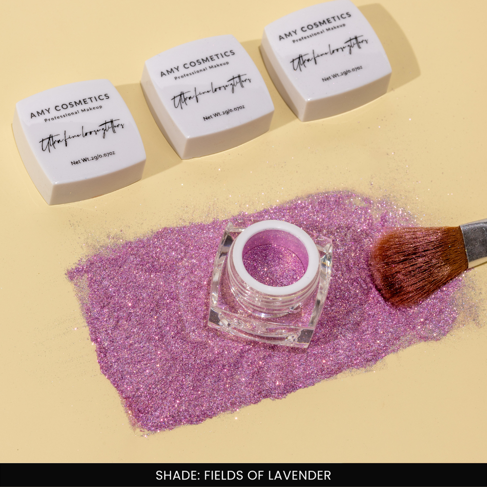 Fields Of Lavender Ultra Fine Loose Glitters | Cosmetic Grade | Face Body Nail