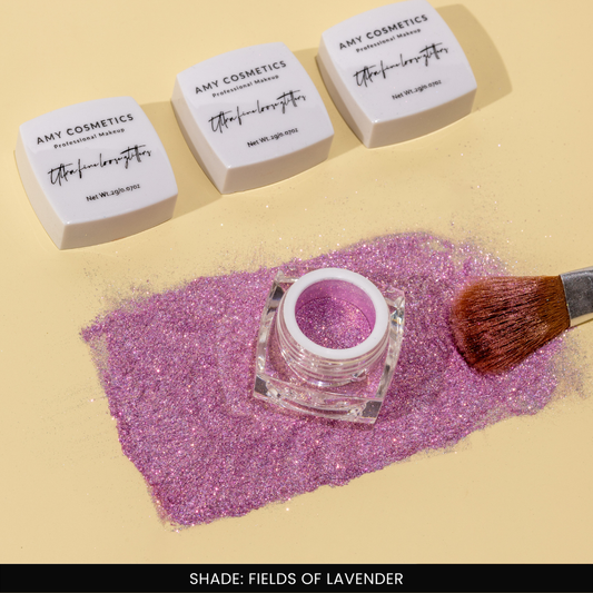 Fields Of Lavender Ultra Fine Loose Glitters | Cosmetic Grade | Face Body Nail