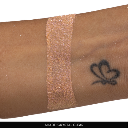 Crystal Clear Loose Pigments | Highly Pigmented Eyeshadow Powder | Shimmer Finish