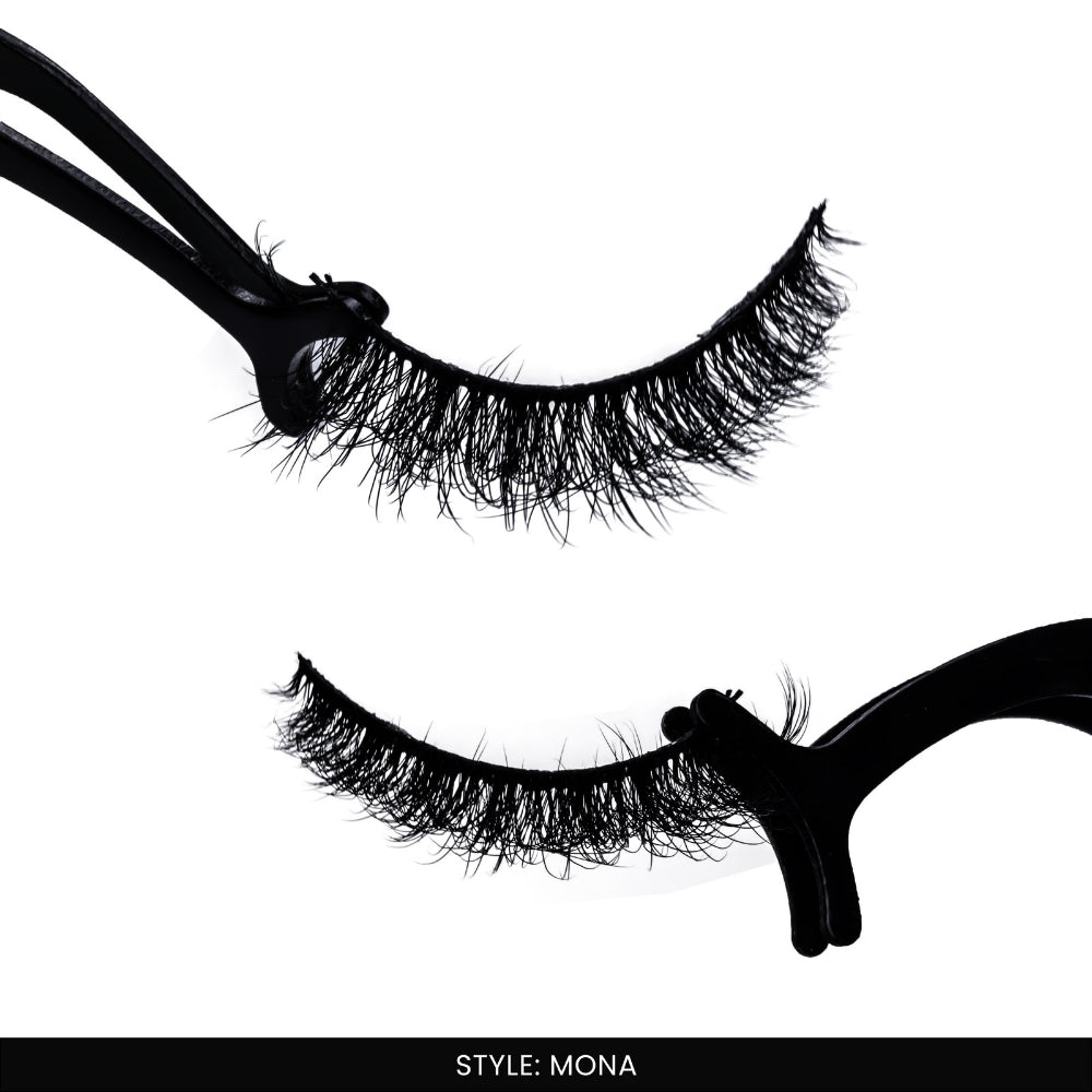 Mona False Eye Lashes | Medium Occasion Wear | Vegan Cruelty-Free | Pair of 10