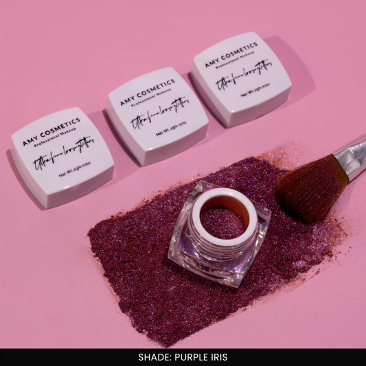 Purple Iris Ultra Fine Loose Glitters | Cosmetic Grade | Face Body Nail
