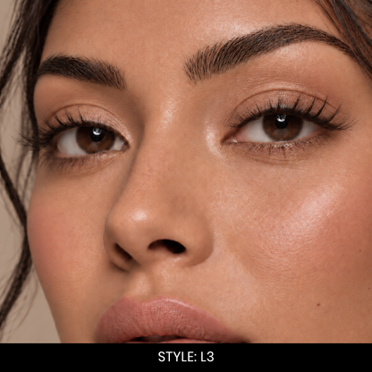 L3 False Eyelashes | Pair of 10 | Fake Eyelashes for Women | Everyday & Party Wear | Lightweight Band