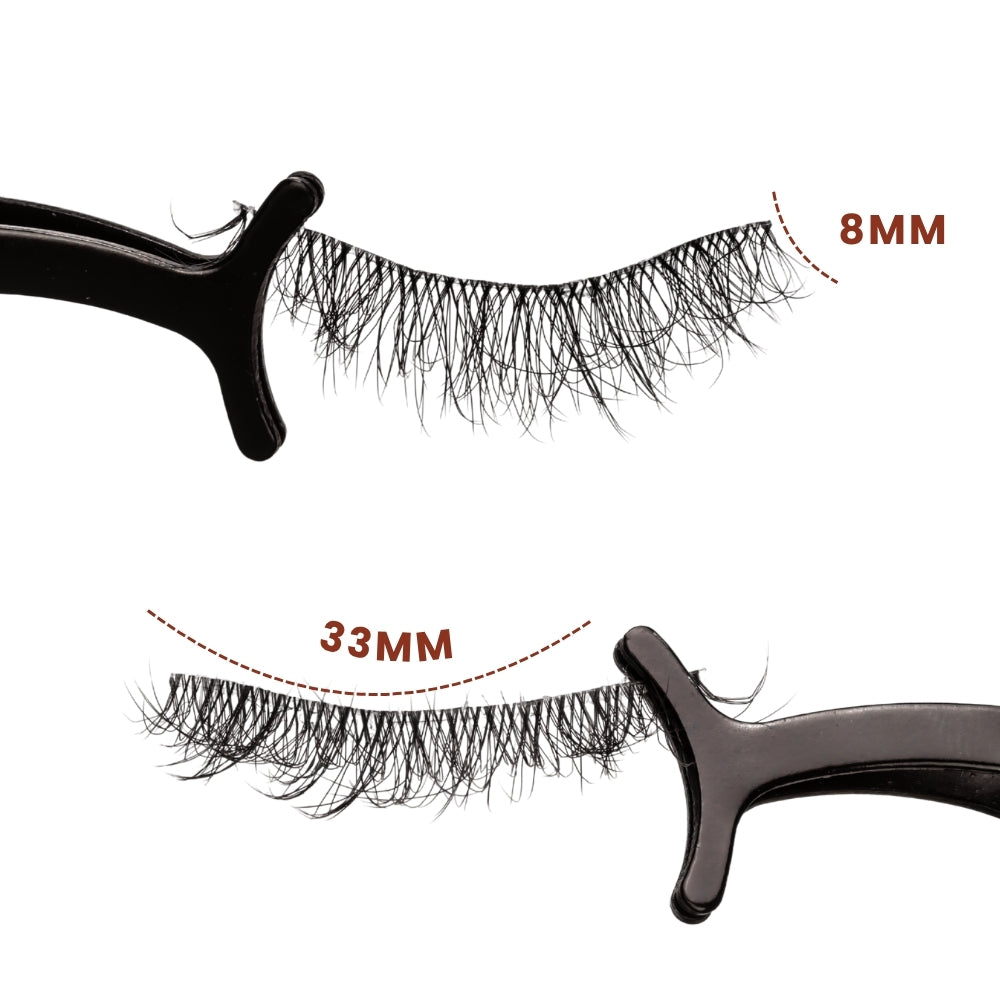 Boss False Eye Lashes | Bold Dramatic Glam | Vegan Cruelty-Free | Pair of 10