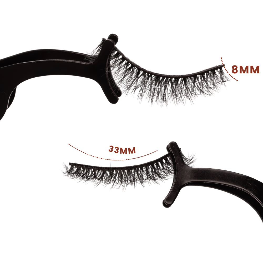 Charm False Eye Lashes | Medium Occasion Wear | Vegan Cruelty-Free | Pair of 10