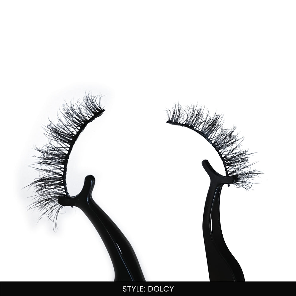Dolcy False Eye Lashes | Natural Daily Wear | Vegan Cruelty-Free | Pair of 16