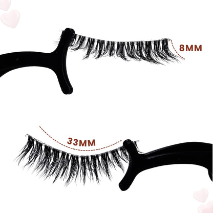 Baby False Eye Lashes | Natural Daily Wear | Vegan Cruelty-Free | Pair of 10