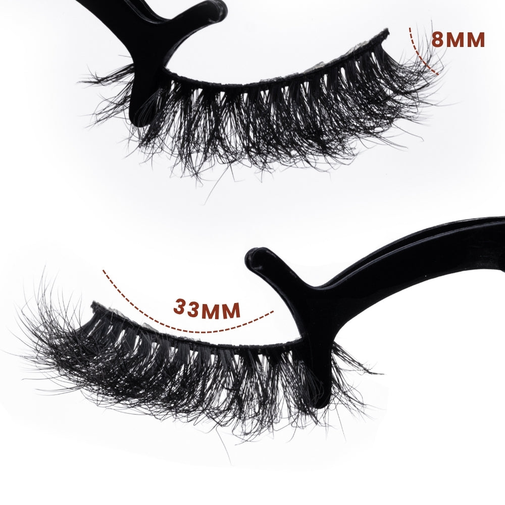 Maggie False Eye Lashes | Natural Daily Wear | Vegan Cruelty-Free | Pair of 5