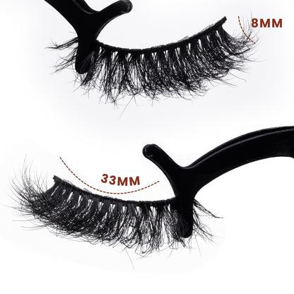 Maggie False Eye Lashes | Natural Daily Wear | Vegan Cruelty-Free | Pair of 5