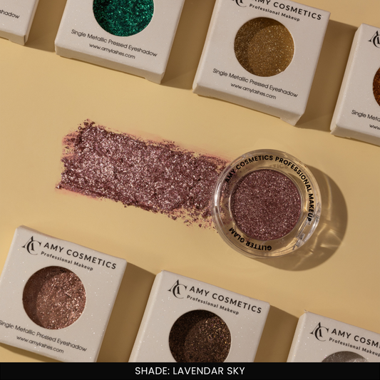 Lavender Sky Single Metallic Pressed Eyeshadow | Pigmented | Long-Wearing