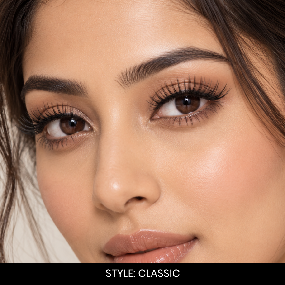 Classic False Eyelashes | Pair of 5 | Fake Eyelashes for Women | Soft Natural Look | Lightweight Band