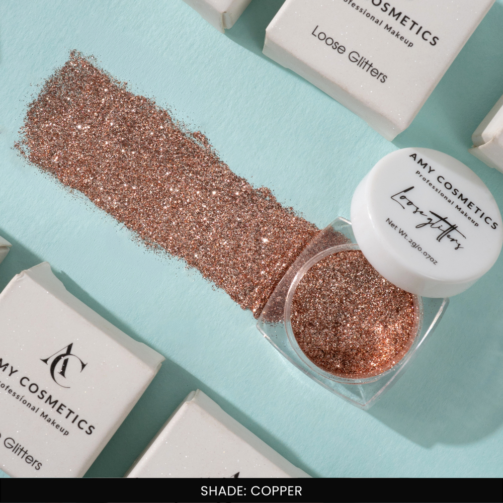 Copper Loose Glitters | Cosmetic Grade | Face and Body Use