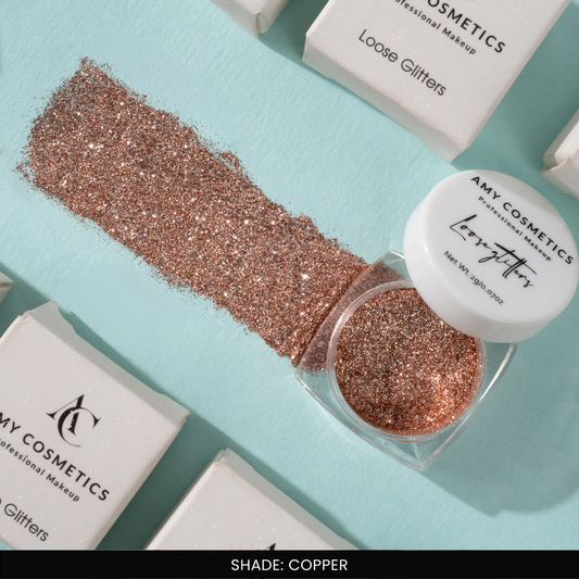 Copper Loose Glitters | Cosmetic Grade | Face and Body Use