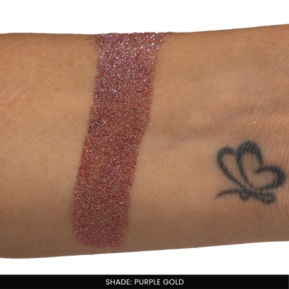 Purple Gold Loose Pigments | Highly Pigmented Eyeshadow Powder | Duochrome Finish