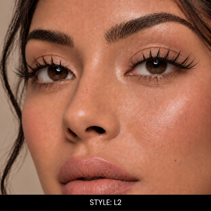 L2 False Eyelashes | Pair of 10 | Fake Eyelashes for Women | Everyday & Party Wear | Lightweight Band