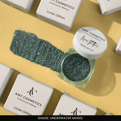 Under Water Magic Loose Glitters | Cosmetic Grade | Face and Body Use