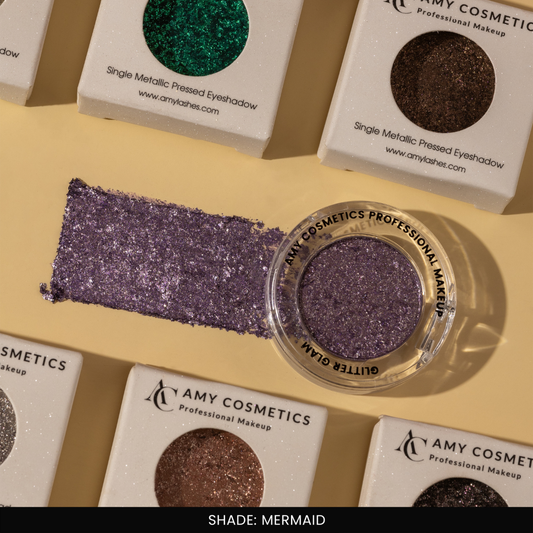 Mermaid Single Metallic Pressed Eyeshadow | Pigmented | Long-Wearing