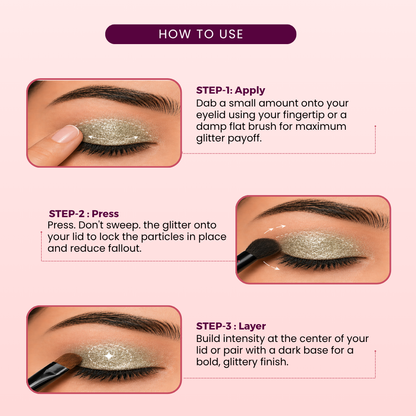 Dusti Loose Glitters | Cosmetic Grade | Face and Body Use