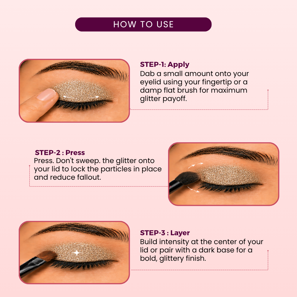 Sandstone Loose Glitters | Cosmetic Grade | Face and Body Use