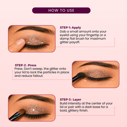 Copper Loose Glitters | Cosmetic Grade | Face and Body Use