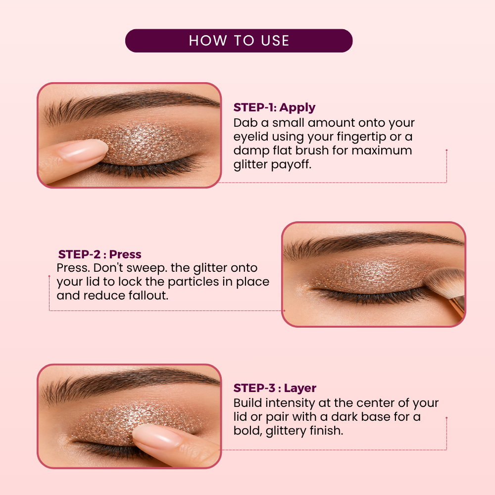 Holographic Amber Loose Glitters | Cosmetic Grade | Face and Body Use
